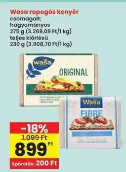 Interspar Wasa ropogós kenyér ajánlat