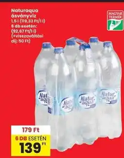 Interspar NATURAQUA ÁSVÁNYVÍZ ajánlat