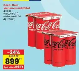 Interspar Coca-Cola szénsavas üdítőital ajánlat