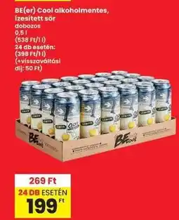 Interspar BE(er) Cool alkoholmentes, ízesített sör ajánlat