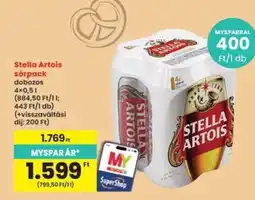 Interspar Stella Artois sörpack ajánlat