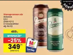 Interspar Staropramen sör ajánlat