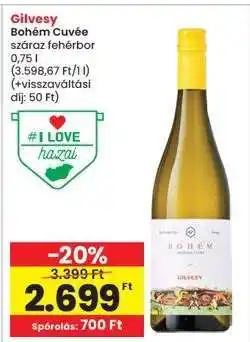 Interspar GILVESY BOHÉM CUVÉE ajánlat