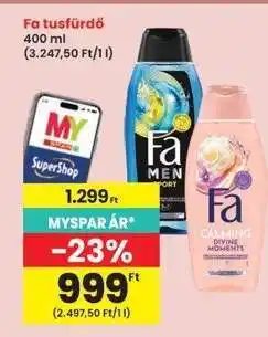 Interspar Fa tusfürdő ajánlat