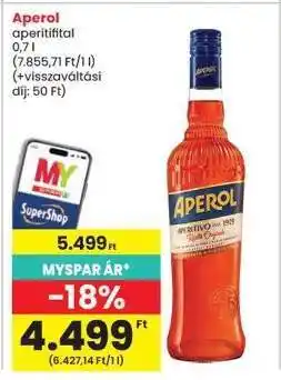 Interspar Aperol ajánlat