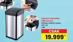 Interspar Lamart szemetes USB sensor ajánlat