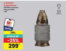 Interspar S-BUDGET üvegmécses ajánlat
