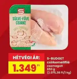Interspar S-BUDGET csirkemellfilé ajánlat