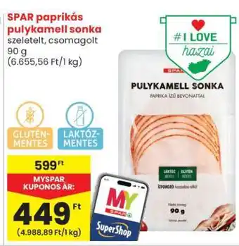 SPAR paprikás pulykamell sonka