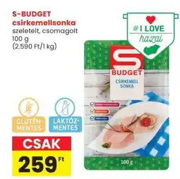 Spar S-BUDGET csirkemellsonka ajánlat