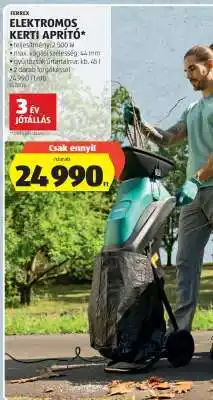 ALDI FERREX Elektromos Kerti Aprító ajánlat