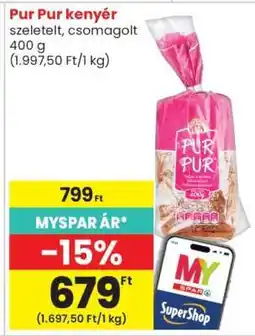 Spar Pur Pur kenyér ajánlat