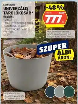 ALDI GARDENLINE Univerzális Tárolókosár ajánlat