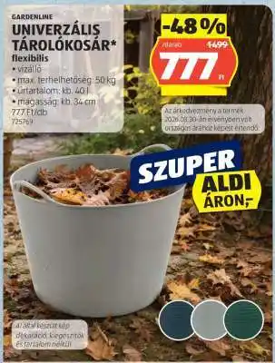 GARDENLINE Univerzális Tárolókosár