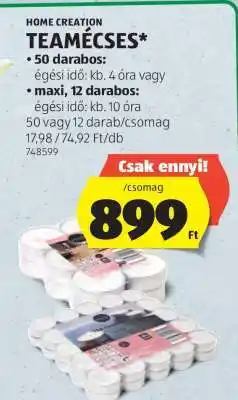 ALDI HOME CREATION TEAMÉCSES ajánlat
