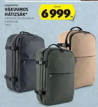 Vákuumos Hátizsák