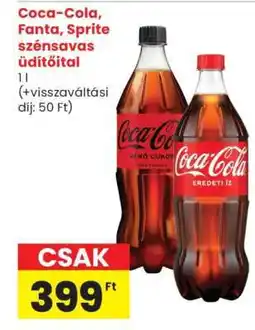 Spar Coca-Cola, Fanta, Sprite szénsavas üdítőital ajánlat