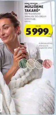 ALDI HOME CREATION MŰSZŐRME TAKARÓ ajánlat