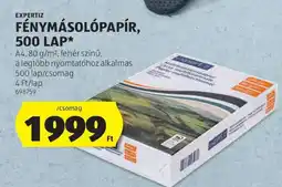 ALDI EXPERTIZ Fénymásolópapír, 500 lap ajánlat