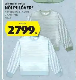 ALDI UP2FASHION WOMEN NŐI PULÓVER ajánlat