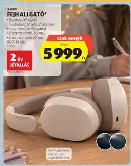 ALDI BAUHN FEJHALLGATÓ ajánlat