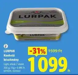 Lidl Lurpak ajánlat