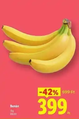 Lidl Banán ajánlat