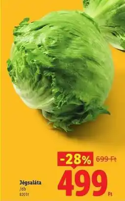 Lidl Jégsaláta ajánlat
