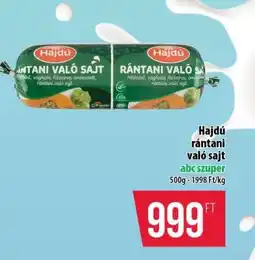 Coop Hajdú rántani való sajt ajánlat