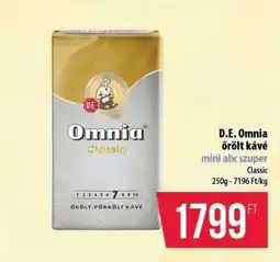 Coop D.E. Omnia őrölt kávé ajánlat