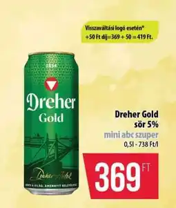 Coop Dreher Gold sör 5% ajánlat