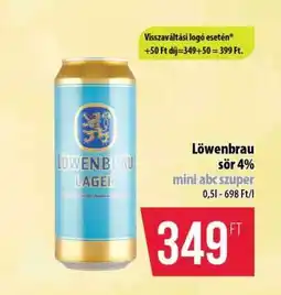 Coop Löwenbrau sör 4% ajánlat