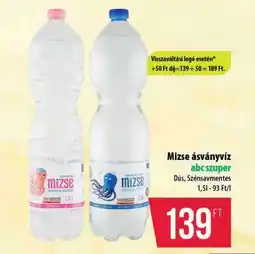 Coop Mizse ásványvíz ajánlat
