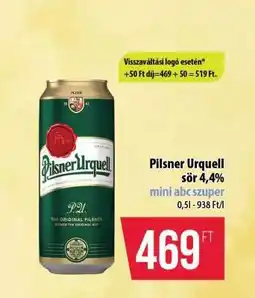 Coop Pilsner Urquell sör 4,4% ajánlat