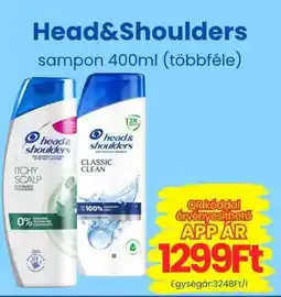 Magnetic Head & shoulders sampon ajánlat