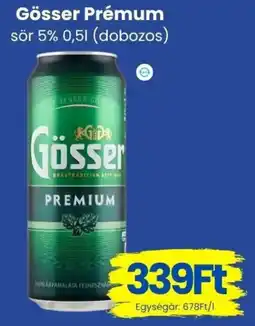 Magnetic Gösser premium ajánlat