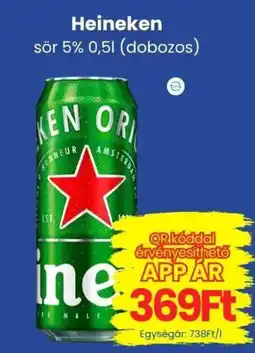 Magnetic Heineken sör ajánlat
