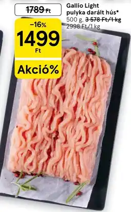 Tesco Gallio light pulyka darált hús ajánlat