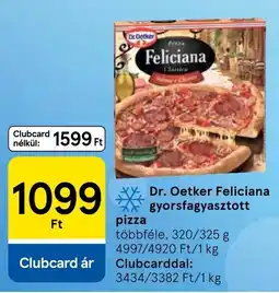 Tesco Dr. Oetker feliciana pizza ajánlat