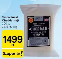 Tesco Tesco finest cheddar sajt ajánlat