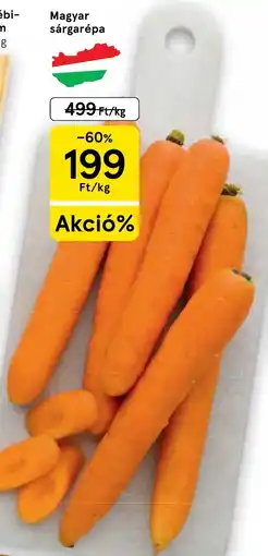 Tesco Magyar sárgarépa ajánlat