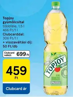 Tesco Topjoy gyümölcsital ajánlat