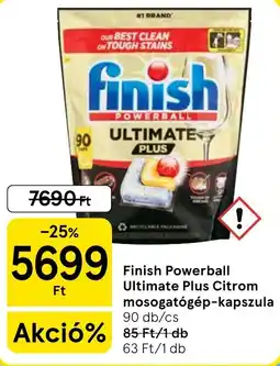 Tesco Finish powerball ultimate plus ajánlat