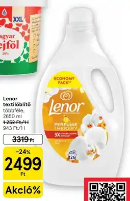 Tesco Lenor textilöblítő ajánlat