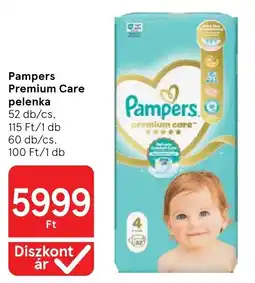 Tesco Pampers premium care pelenka ajánlat