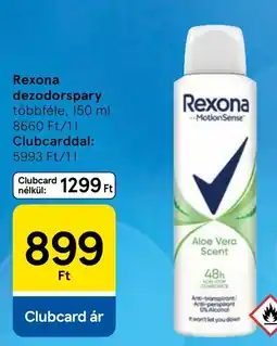 Tesco Rexona deodorospray ajánlat