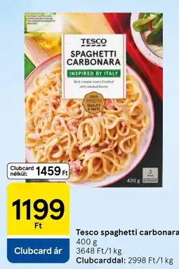 Tesco Tesco spaghetti carbonara ajánlat