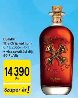 Tesco Bumbu the original rum ajánlat