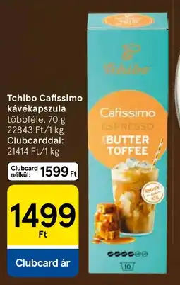 Tesco Tchibo Cafissimo kávékapszula ajánlat