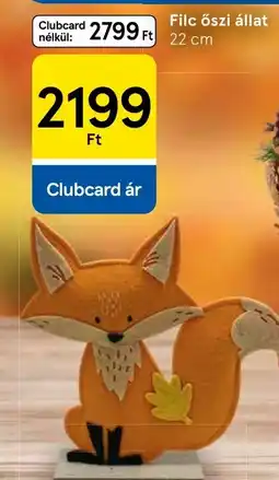 Tesco Filc őszi állat ajánlat